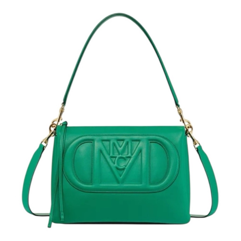 MCM NWT Vibrant Green Shoulder / Crossbody Bag